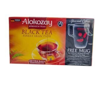 Alokozay Black Tea 200 Tea Bags +Mug